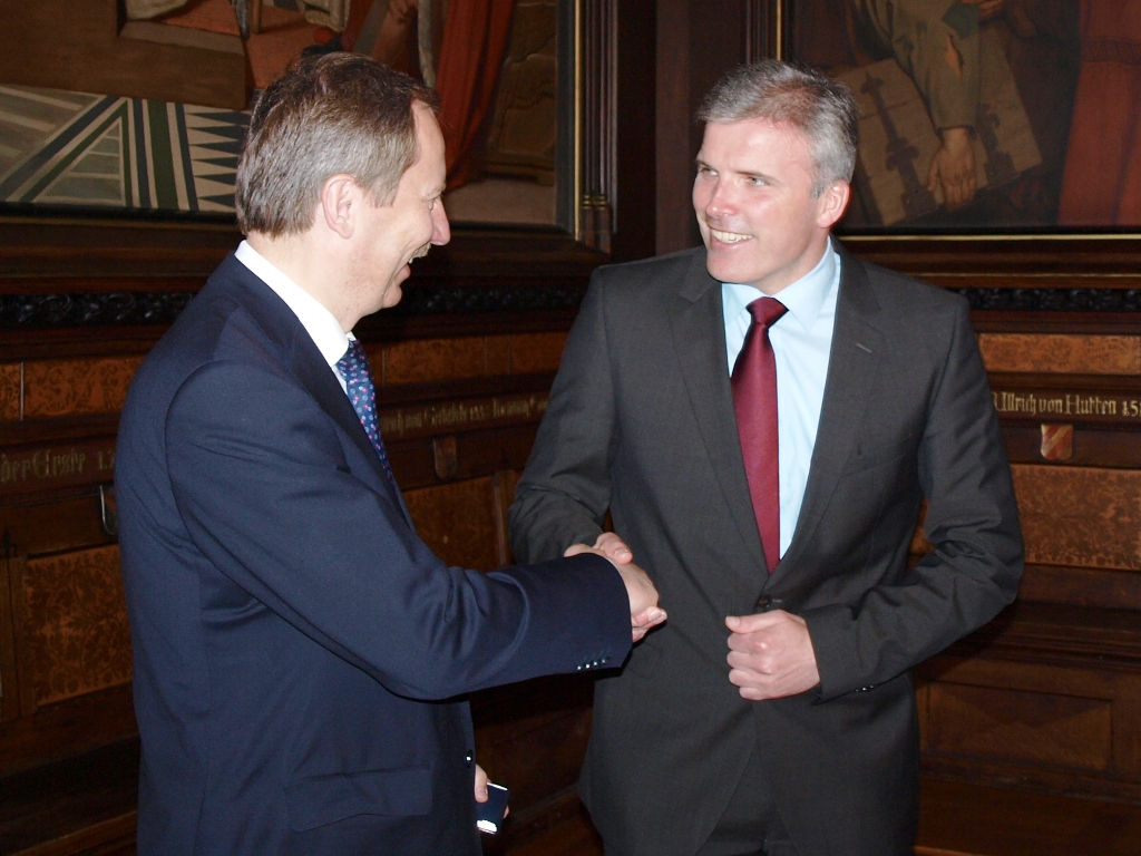 D.Matulionis ir A.Bausewein. Luko Tolvaišo/Lietuvos ambasados nuotr.