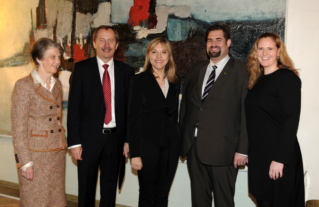 Von Links: Grassinger, Matulionis, Merk, Benjamin und Jeanette Wittstock. Foto: SIlvia Ruhdorfer