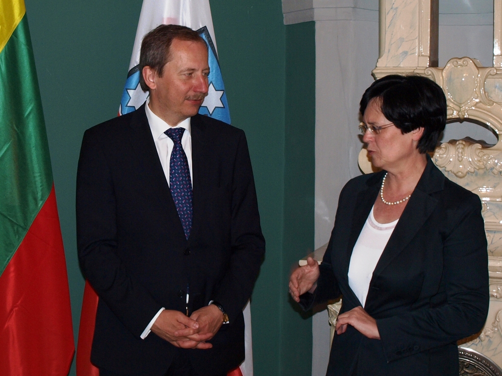 D.Matulionis ir Kr. Lieberknecht. Luko Tolvaišo/Lietuvos ambasados nuotr.